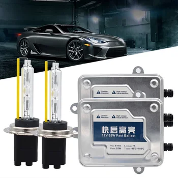 

SUKIOTO AC 12V Fast Start Ballast 55W HID Xenon Headlight Kit H1 H7 H3 H11 D2H 5500K White Auto Car Headlamp Replacement Bulbs