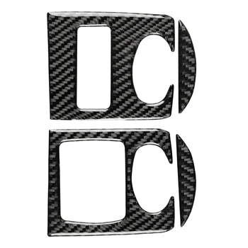 

for TT 2008-2014 Car Interior Carbon Fiber Sticker Glass Lifting Panel Sticker Right Drive