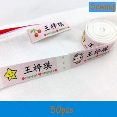 Girl 50pcs Подгонянная детская одежда с рисунками; хлопковая Водонепроницаемая нашивка для шитья; носки; Стеганые Брюки для дома; детский сад - Цвет: Girl 50pcs
