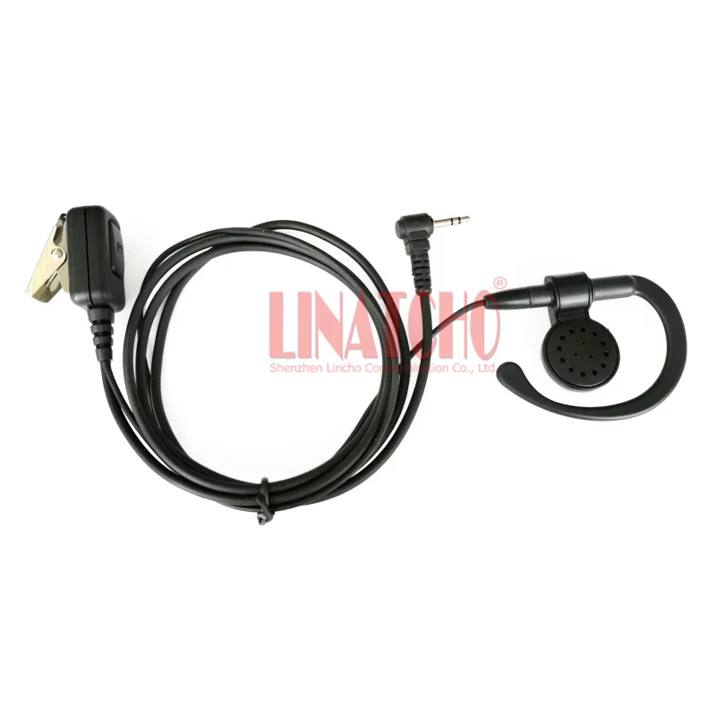 T5725 T5800 T5820 T5822 большая кнопка PTT Микрофон зажим ушной крючок рация наушники 2 5 мм