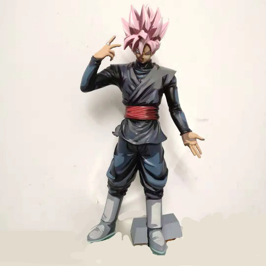 

Dragon Ball Super Ros Warrior Consciousness Second Element Dark Goku Dark zha ma si Taohong Powder Hair Garage Kit
