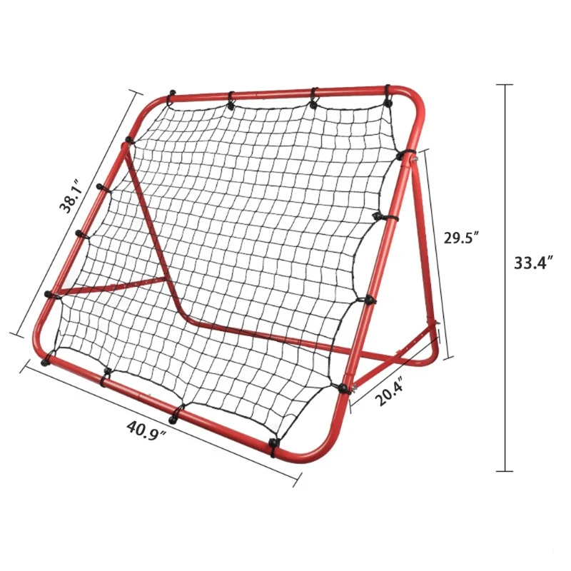 Football Practice Mesh Portable Indoor Outdoor Sports Tranning Equipment Soccer Ball Goal Training Iron Rebound Net basketball net