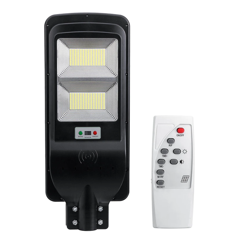 

120W LED Radar Sensor Solar Street Light with Remote Controller for Plaza Park Garden Courtyard Outdoor Lighting