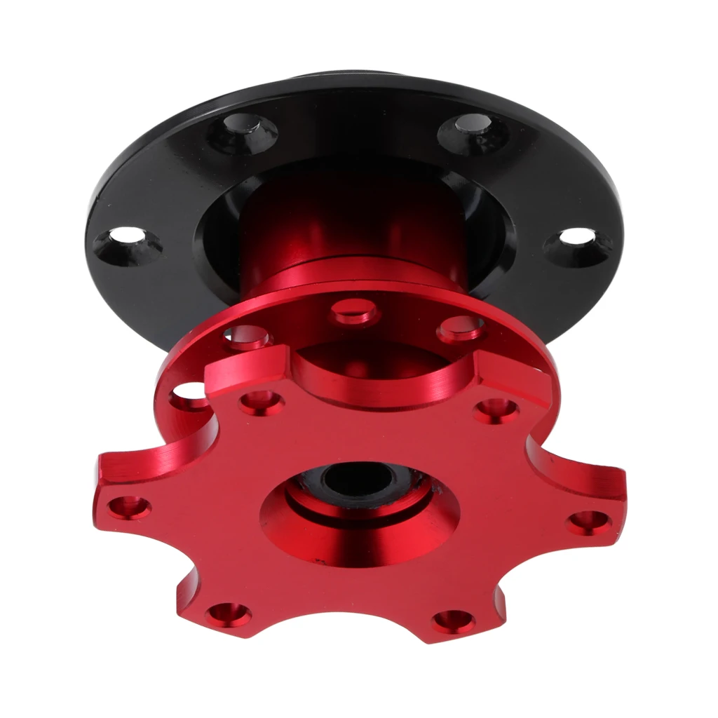 Universal Quick Release Snap Off Steering Wheel Boss Hub Race/Rally/Motorsport , Aluminum Alloy,  3.35x2.76 inch