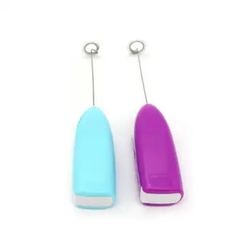 

1pc Milk Drink Coffee Whisk Mixer Electric Egg Beater Frother Foamer Mini Handle Stirrer Practical Kitchen Cooking Tool freeship