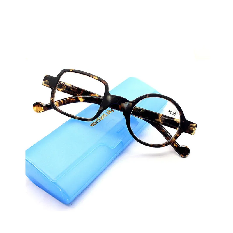 

SEEMFLY 2019 newst Retro Asymmetrical Round&Square Reading Glasses Women&Men Presbyopia Glasses Hyperopia Eyeglasses +1.0to+3.5