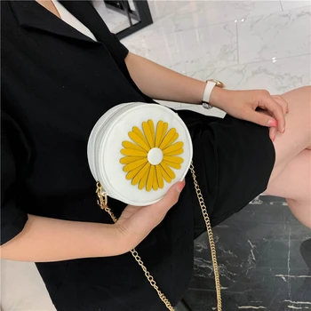 

NiceMix Daisy bag women 2020 new ins hot cute girl student lovely flower round summer small fresh chain crossbody bag female