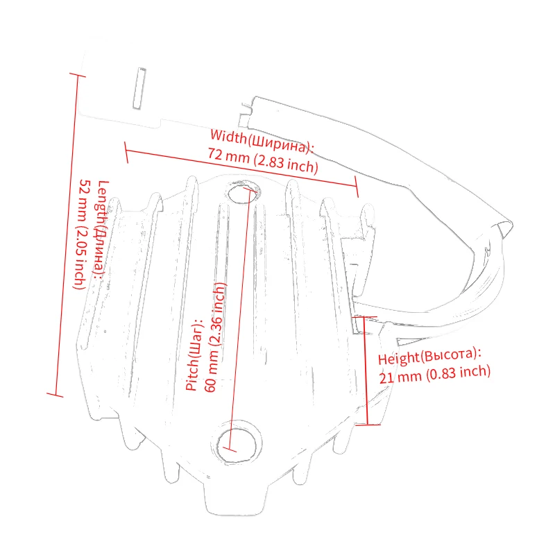 Motorfiets Spanningsregelaar Gelijkrichter для Yamaha YFZ450 YFZ 450 2004 2005 2006 2007 2008 2009 2010 2011 OEM 5TG-81960-00-00