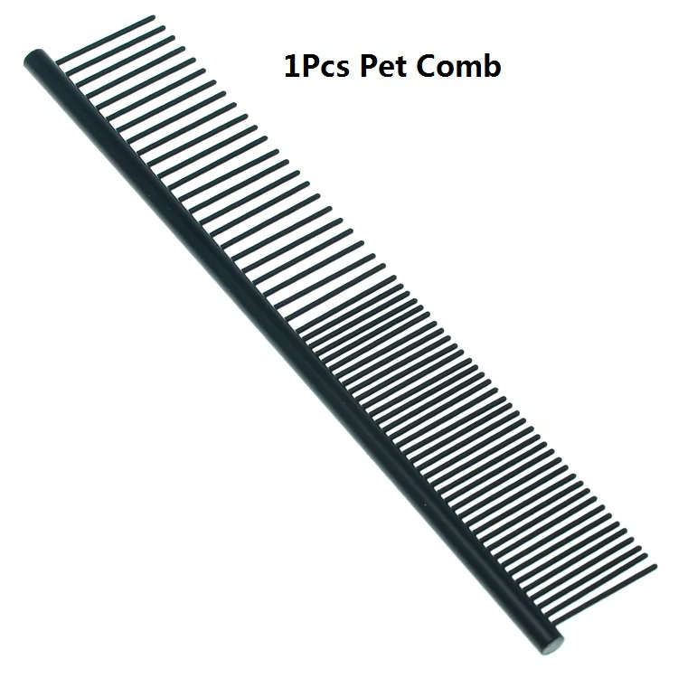 1Pcs Comb " профессиональные ножницы для ухода за домашними животными набор с расческой случае JP440C животных прямые и истончающие и Изогнутые Ножницы Собака триммер для волос LZS0422 - Цвет: 1Pcs Comb