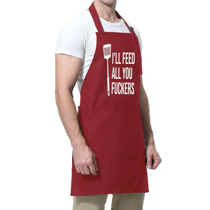 Women Men Waterproof Kitchen Apron Chef Butcher BBQ Cooking Baking Catering Women Men Waterproof Kitchen Apron Chef Butcher BBQ Cooking Baking Catering