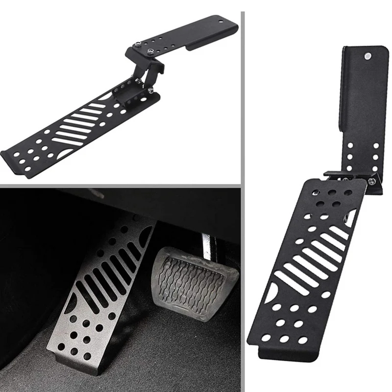 pedal para jeep wrangler jl motorista lado esquerdo pé resto pedais auto apoio para os pés peg almofada estilo do carro