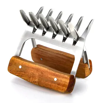 

Creative Kitchen Bear Catching Barbecue Fork Bear Claw Meat Slicer Kitchen Food Fork Torn Meat Meat Slicer