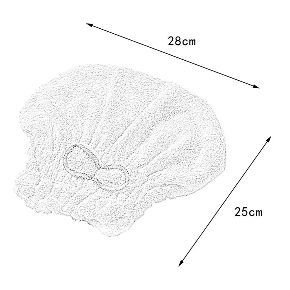 Красивый дизайн банта Твердые волосы тюрбан быстро сухие волосы шляпа полотенца инструмент для купания сушильное полотенце головной убор-чалма домашний держатель