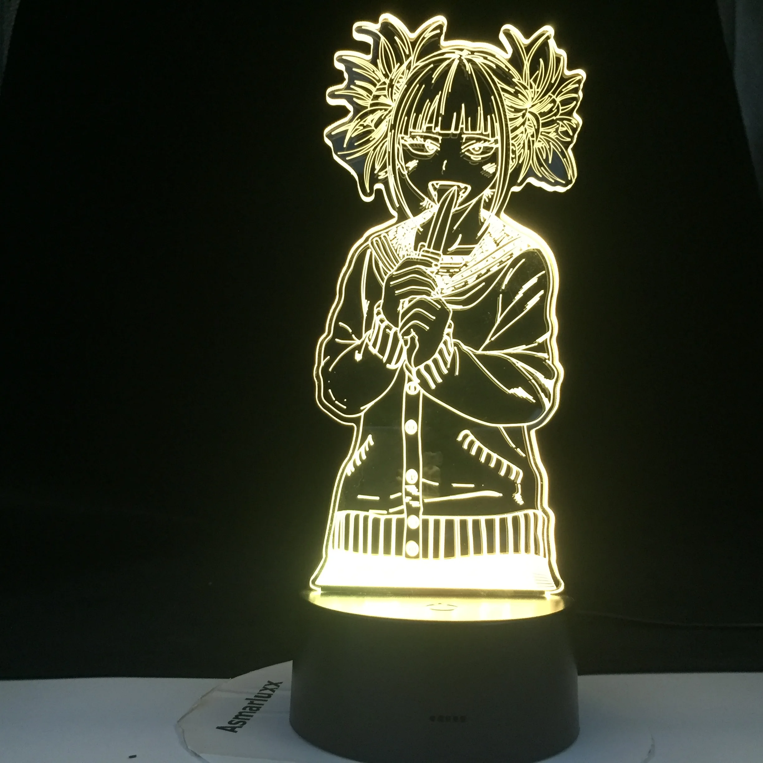 Фигурка героя Академии Toga Himiko светодиодный ночсветильник подарок для детей