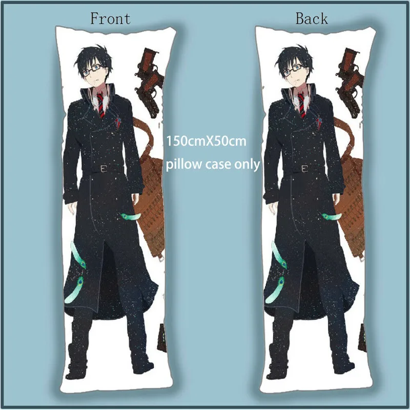Наволочка для подушки Dakimakura наволочка синего цвета с изгибом Ao No Exorcist Okumura Rin