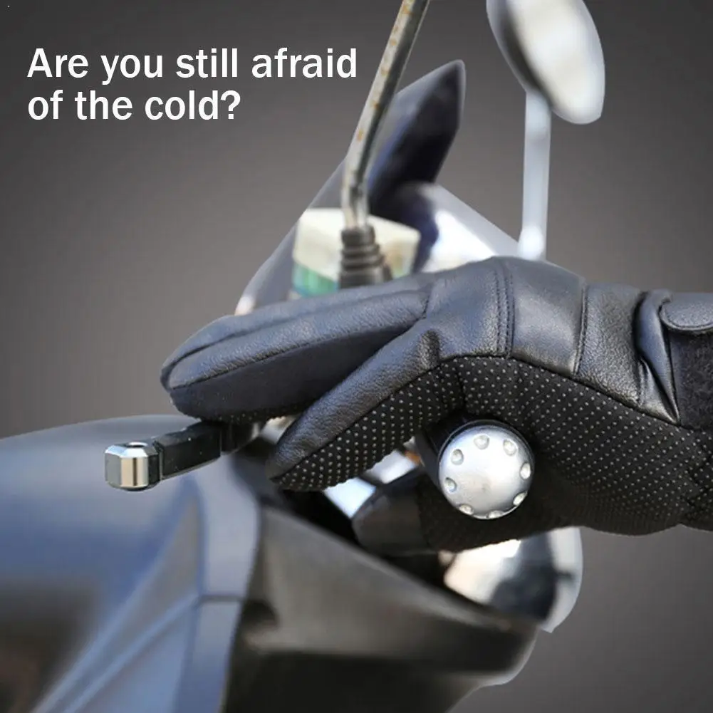 

Winter Electric Heated Gloves Windproof Cycling Warm USB Gloves Windproof Slip Cold Powered Skiing Anti For Touchscreen Wea O6Y3