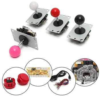 

Single Diy Arcade Joystick Accessories Usb Computer Joystick Chip Control Board Arcade Rocker Button Kit