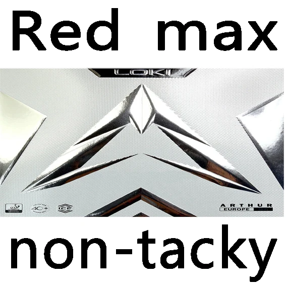 ZS red MAX SX LOKI Arthur евро липкая и алмазная не липкая углеродная губка пипсы в настольном теннисе резиновый пинг понг ITTF одобренный супер Redound - Цвет: ZS red MAX SX