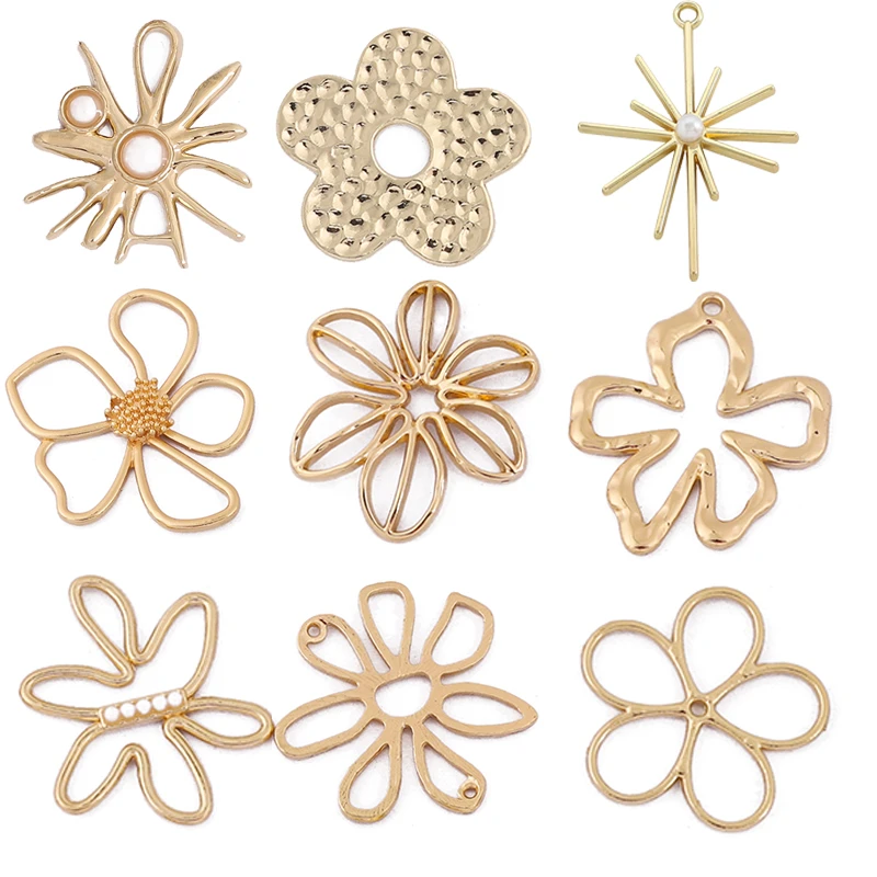 pijpleiding Eik Inwoner 5 10 Stks/partij Groothandel Legering Zon Bloemen Bedels Voor Diy Sieraden  Maken Parels Hollow Bloem Hanger Oorbellen Ketting Levert|Amulet| -  AliExpress