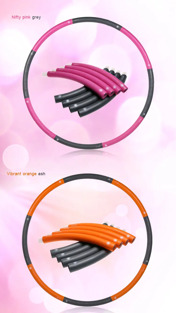 Sports hoop comfortable massage fitness ring aggravated overweight detachable 2.3KG fitness equipment