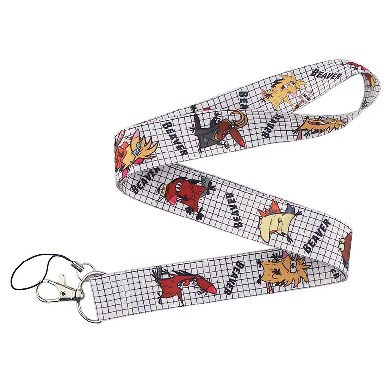 CA93 The Beaver Lanyard Neck Strap for key ID Card Cellphone Straps Badge Holder DIY Hanging Rope Neckband Accessories CA93 The Beaver Lanyard Neck Strap for key ID Card Cellphone Straps Badge Holder DIY Hanging Rope Neckband Accessories
