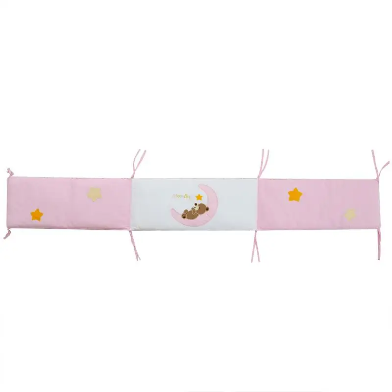 Детская Хлопковая штормовка, детская тканевая забор, укрытие вокруг защитного хлопка - Цвет: pink 180 x 30 cm