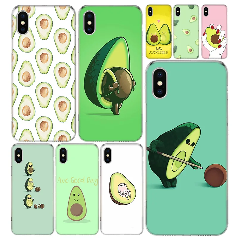 Забавный чехол для телефона Tumblr с авокадо IPhone 11 12 Mini Pro 7 6X8 6S Plus XS MAX + XR 5S SE 10 Ten Art TPU