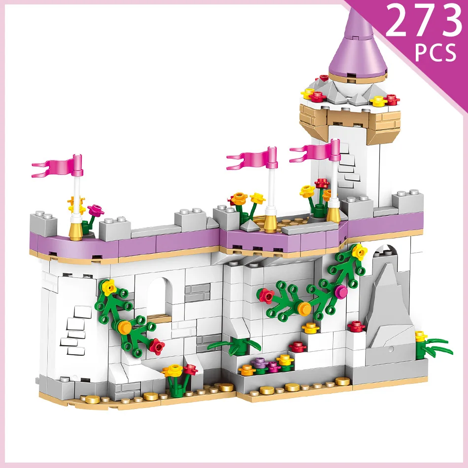 Дешево 7 в 1 Princes Windsor модель замка строительные блоки Legoinglys друг карета фигурки Развивающие игрушки для девочек детей