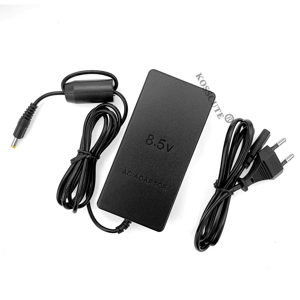 EU Plug AC 100~240V Adapter Power Supply Charger Cord DC 85V 56A Adaptor for Sony PS2 Playstation Slim 70000 Series