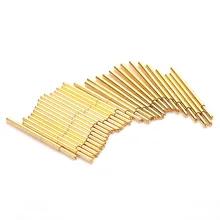 

Spring Test Probe Tip Copper Phosphorus Tube Gold Plated for Testing Circuit Board Instrument Tools 100pcs/Pack of PA160-Q1