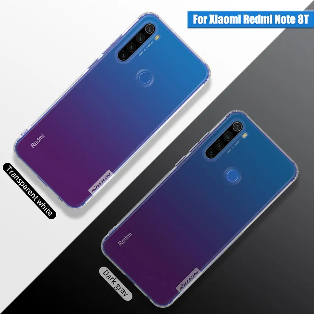 Для xiaomi redmi note 8t чехол Nillkin натуральный прозрачный мягкий кремний TPU чехол redmi note 8t чехол для глобальной версии