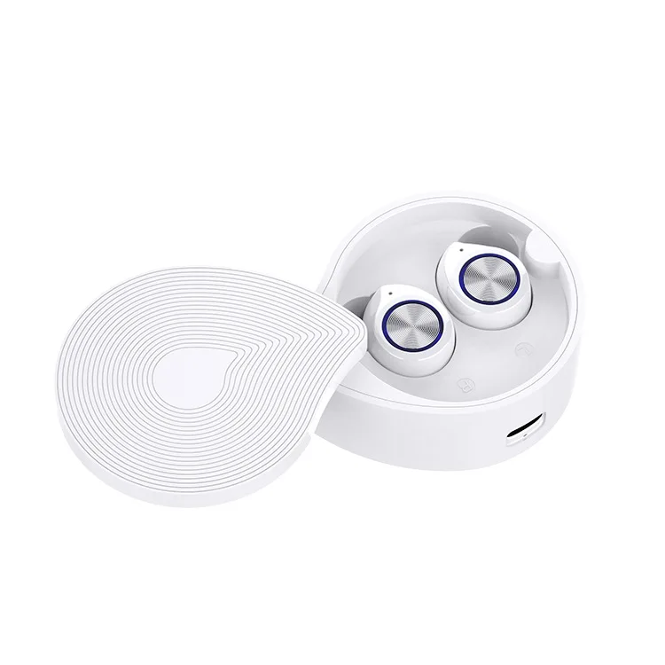 Haoyue White TW70 Беспроводная гарнитура Bluetooth 5,0 гарнитура, мини-гарнитура - Цвет: Haoyue White