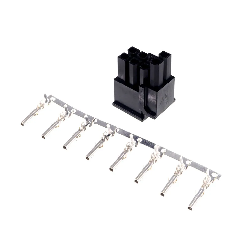 Разъем для видеокарты PCIe PCI E GPU 4 2 мм 5557 8 Pin (6 + 2) 50 комплектов|connector terminal|connector