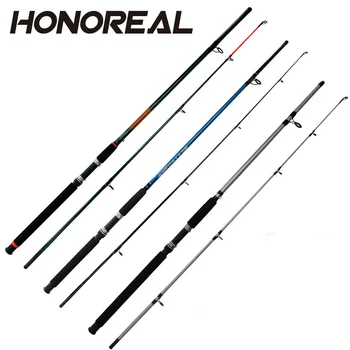 

HONOREAL 2.1M 2.4M Carbon Spinning Fishing Rod telescopic Sea Fishing rodTackle Lure Rod Lure Wt:7-56g Spinnng Fishing rod