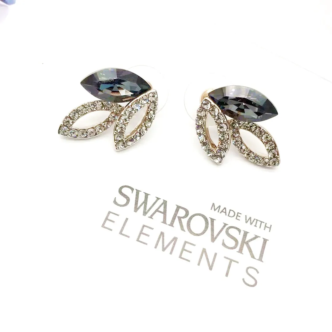 MS betti Роскошные серьги-гвоздики с цветком с набор страз от swarovski для невесты свадебные женские gitfs