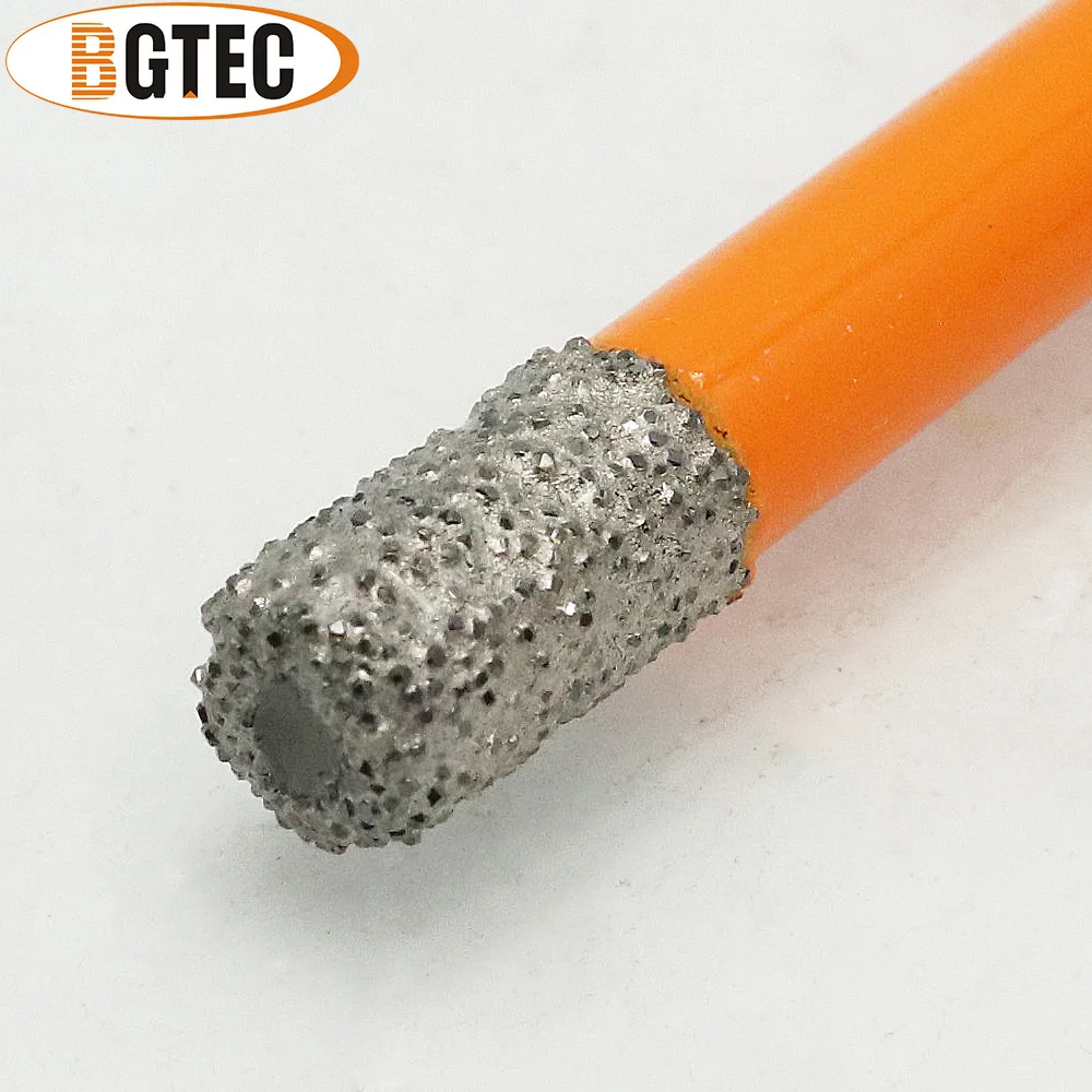 Bgtec-brocas de Diamante Soldadas a Vácuo para Alvenaria Peças Pontas de Perfuração a Seco com Haste Redonda - Image 4
