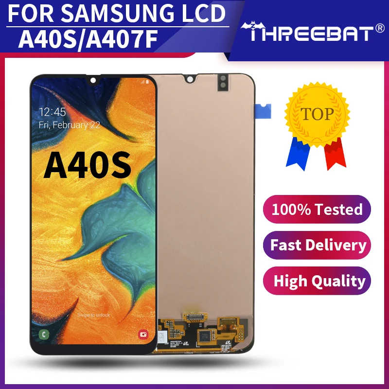 Новый AMOLED ЖК дисплей для Samsung galaxy A40S SM A407FN/DS A407F/DS A407 сенсорный экран дигитайзер в