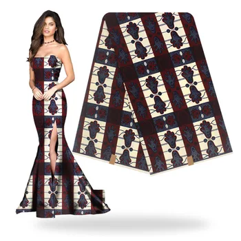 

Ankara Fabric African Prints Batik Sewing Quilting Crafts Kitenge/Pagnes/Tissues Africain/ Lapa/Chitenge Y-417