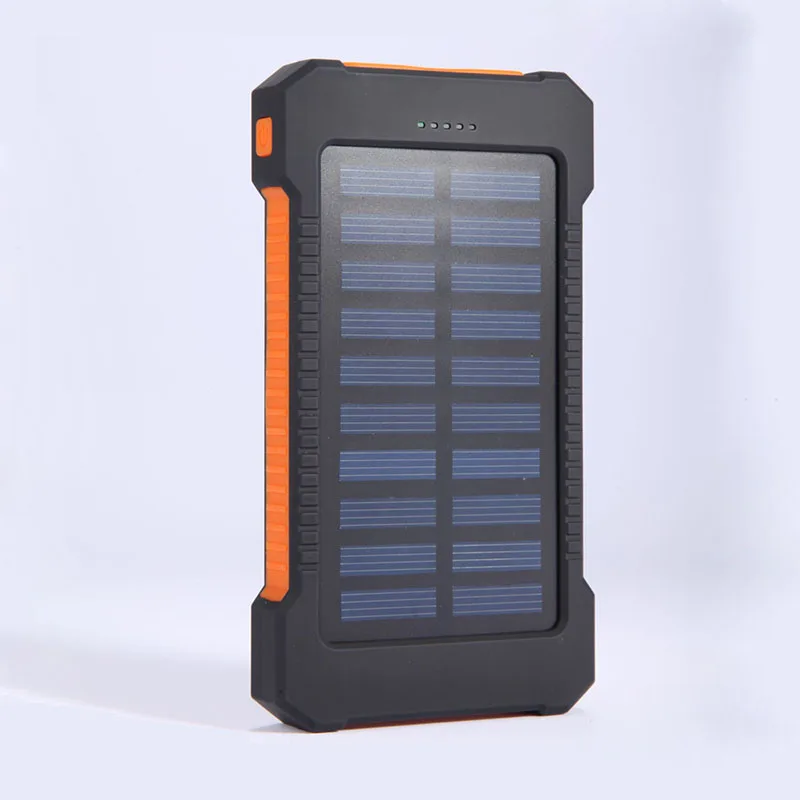 20000 мАч портативное солнечное зарядное устройство водонепроницаемый внешний аккумулятор резервного питания 20000 аккумулятор для телефона, мАч зарядное устройство светодиодный Pover Bank