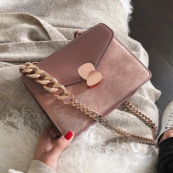 

Luxury Retro Fashion Lady Square 2020 Quality PU Leather Crossbody Bags for Women Designer Handbag Chain Shoulder Messenger Bags