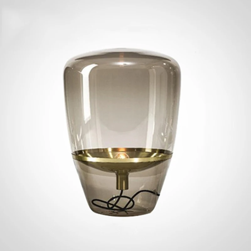 Современная настольная лампа для гостиной, офисный декор, прикроватный светильник s, скандинавский стеклянный абажур, настольная лампа, светодиодный Настольный светильник, прикроватная лампа - Цвет корпуса: Gold glass