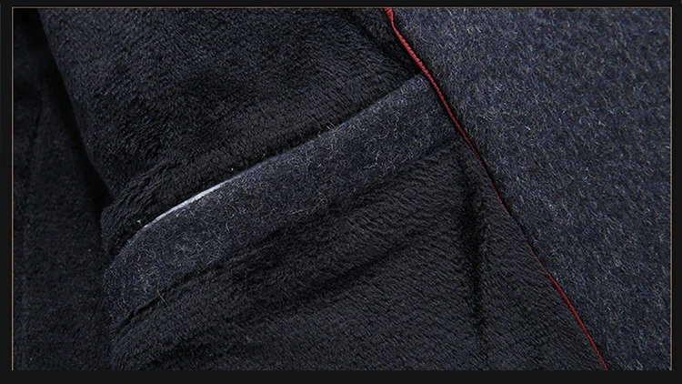 Новинка года; плотные длинные Abrigo Invierno Hombre