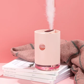 

Home Air Humidifier 1L 3000MAh Portable Wireless USB Aroma Essential Oil Diffuser Battery Life Show Aromatherapy Humidificador P