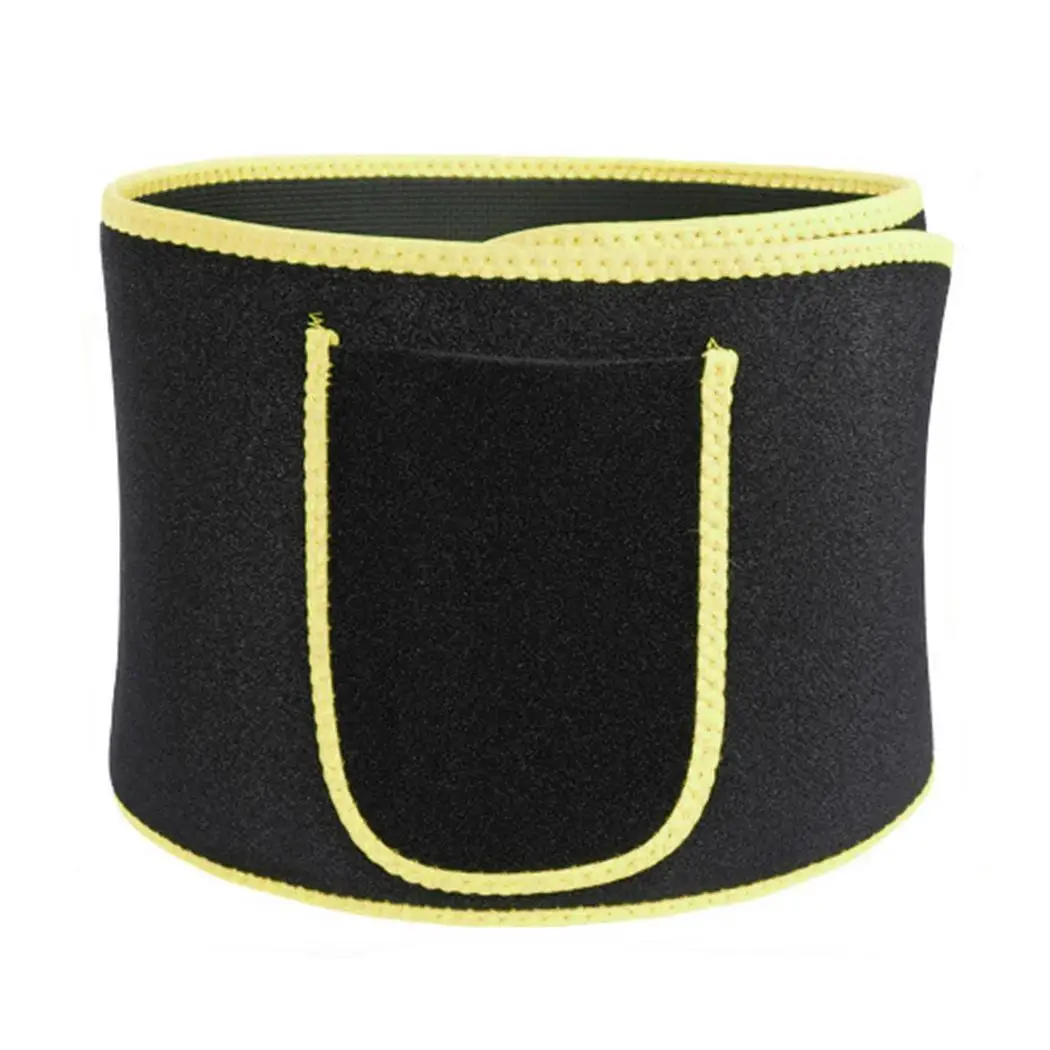 New Unisex Fat Burning Sweat Campaign Belt 124 23 cm/48.8 9.1 inch Body Sports Belt with Pocket