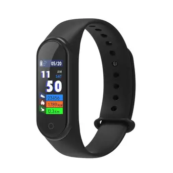 

M4S Color Screen Smart Bracelet Counting Heart Rate Multi-Sports Healthy Sleep For mi band 4