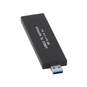 

Usb 3.0 To Ngff M.2 B Key Ssd Enclosure External Ssd with M.2 Sata Ssd for Wd Blue, Crucial Mx500, Kingston A400, Samsung 860