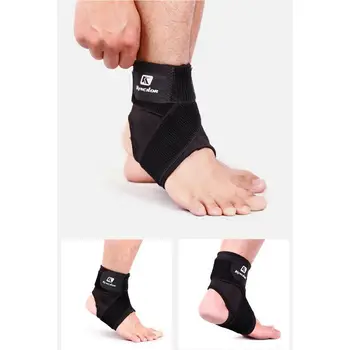 1pc Sport Ankle Brace Protector Verstelbare Compressie Verstuiking Voeten Ondersteuning Wrap Bandage Bescherming