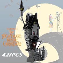 

427PCS Jack Skellington House-Nightmare Before Christmas Figures Building Blocks Diy Toys Bricks Gift for Kid Puzzle block