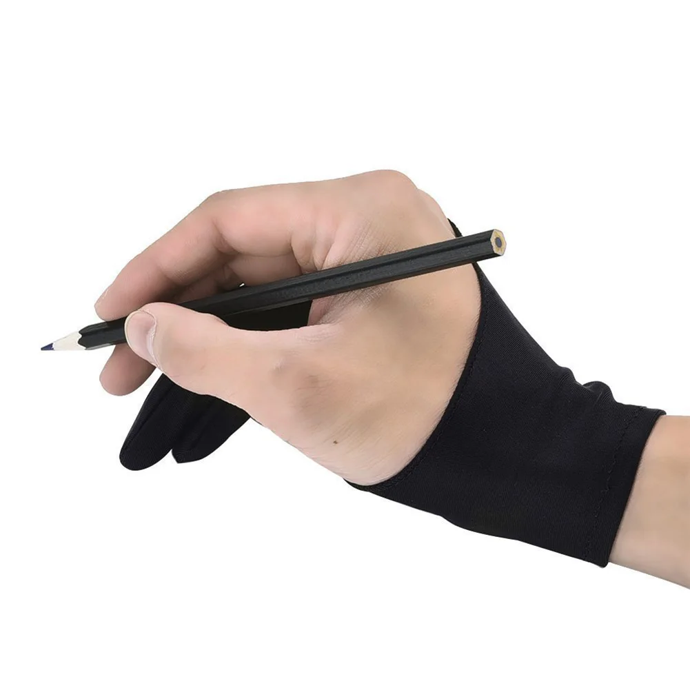 Glove For Drawing Tablet Artist Gloves For Drawing Tablet Drawing Tablet  Glove Two Finger Smooth Elasticity For Stylus Pen - AliExpress