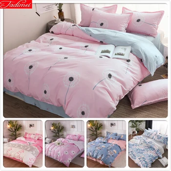 

Classical Duvet Cover Set 3/4 pcs Bedding Soft Cotton Quilt Comforter Case Kid Student Single Twin Queen King Big Size Bed Linen